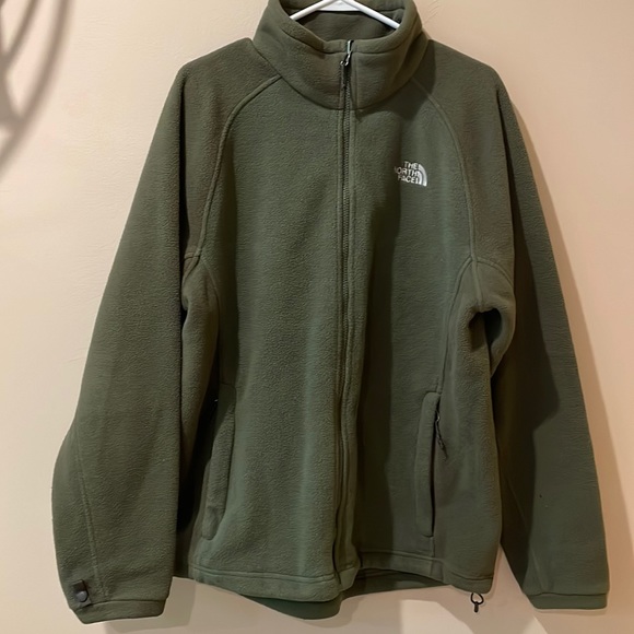 The North Face Other - The North Face men’s army green fleece zip up